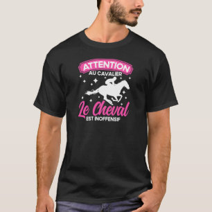 Horseman Rider Horses Vintage Beware The Rider T-Shirt