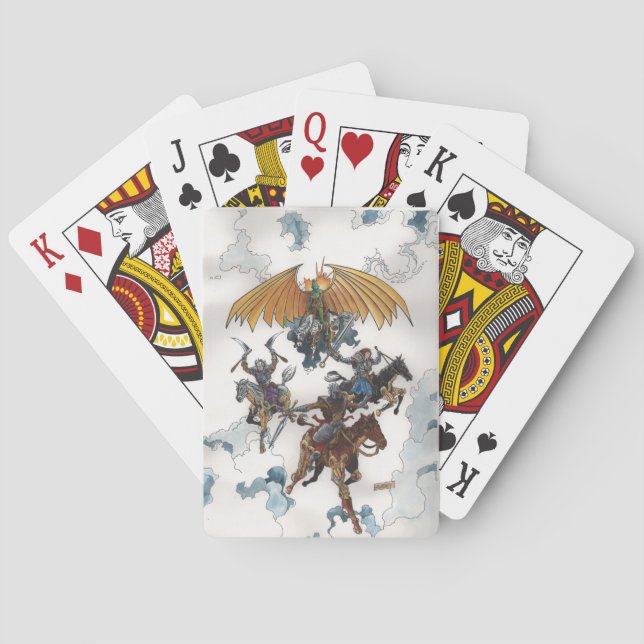Horsemen Playing Cards (Back)