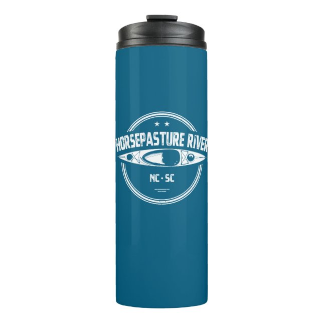 Horsepasture River North Carolina Kayaking Thermal Tumbler (Front)