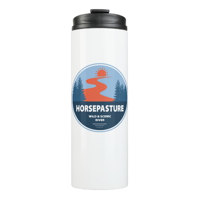 Horsepasture Wild And Scenic River North Carolina Thermal Tumbler (Front)