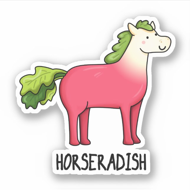 Horseradish Funny Horse Pun  (Front)