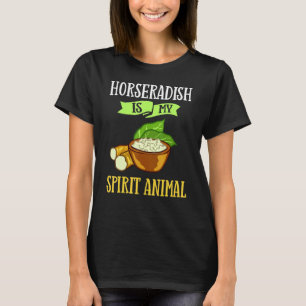 Horseradish Sauce Cream Plant Recipe Root Fresh Di T-Shirt