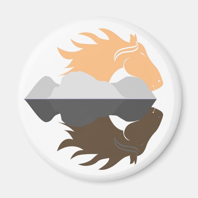 HorseReflection Magnet (Front)