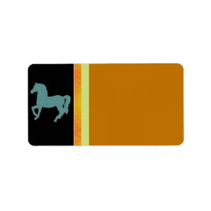 Horses Address Label