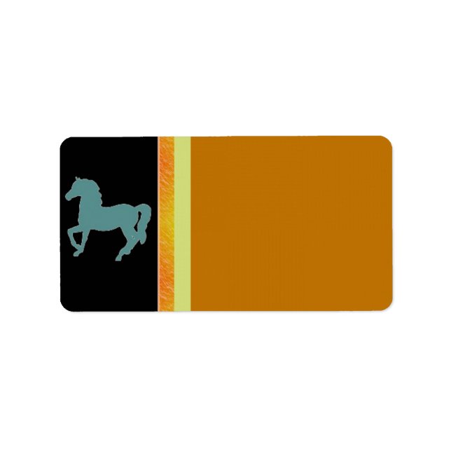 Horses Address Label (Front)
