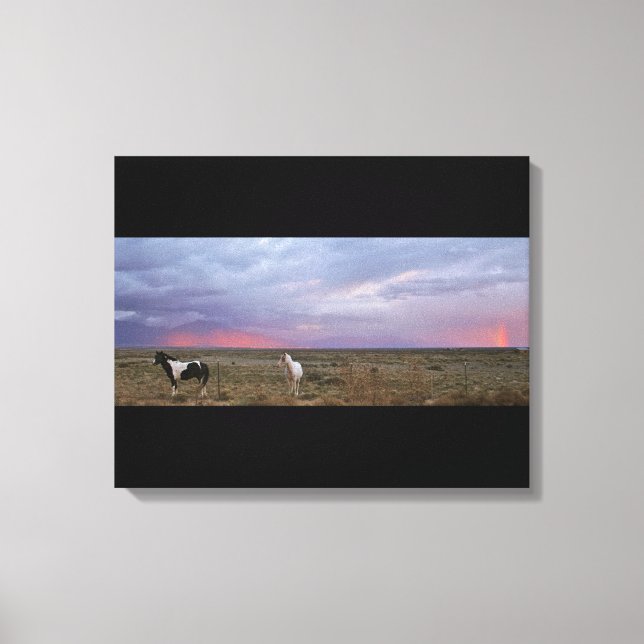 Horses After the Storm Canvas Print (Front)