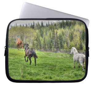 Horses - American Western Theme Laptop Sleeve