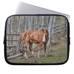 Horses - American Western Theme Laptop Sleeve