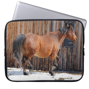 Horses - American Western Theme Laptop Sleeve