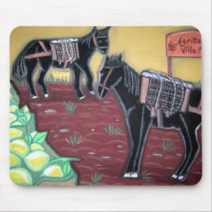 Horses and Lemons Mouse Mat