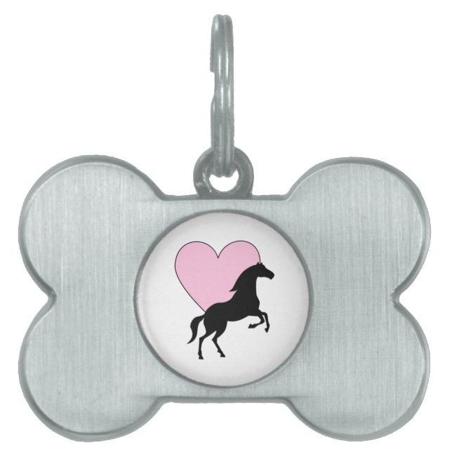 Horses and Love Pet ID Tag (Front)