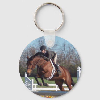Horses and Show Jumping Keychain