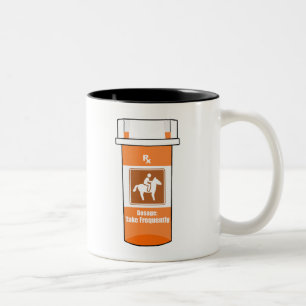Horses Are My Drug Two-Tone Coffee Mug