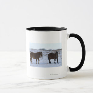 Horses at Cape Kiritappu, Hokkaido Prefecture, Mug