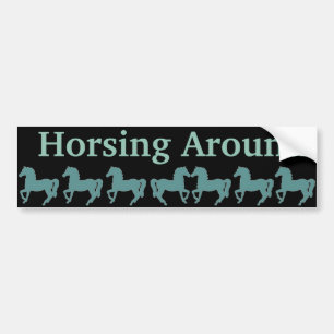 Horses Bumper Sticker