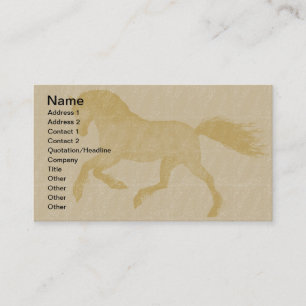 Horses Business Card