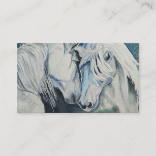 Horses Business Card Full Saturation