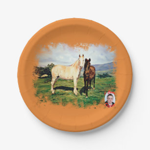 Horses/Cabalos/Horses Paper Plate
