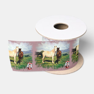 Horses/Cabalos/Horses Satin Ribbon