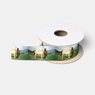 Horses/Cabalos/Horses Satin Ribbon