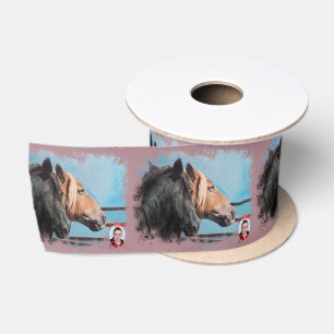 Horses/Cabalos/Horses Satin Ribbon