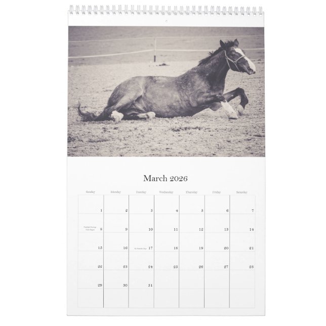Horses Calendar... Calendar (Mar 2026)