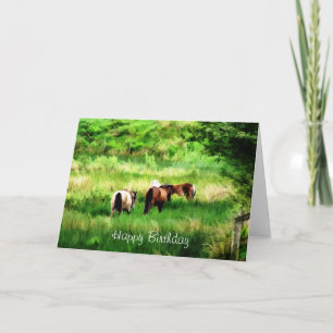 HORSES CARD