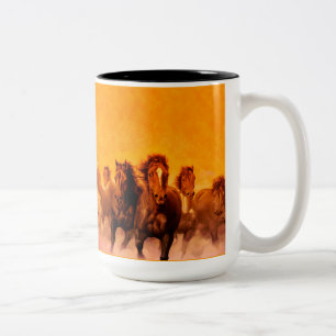 Horses - Coffee-, Tea Mug, Cup