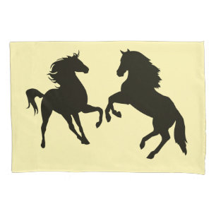 Horses Couple Pillow Case - Your Colors