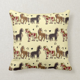 horses cushion