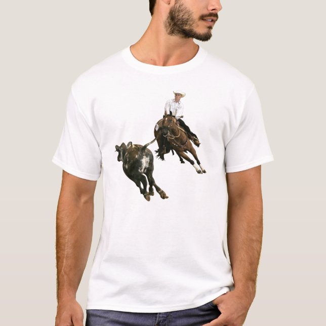 Horses - Cutting Horse T-Shirt (Front)