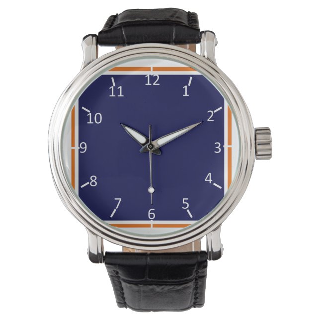 Horses' Den Blue and Orange Watch (Front)
