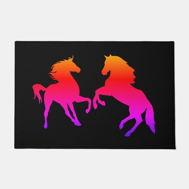 Horses - doormat (Front)
