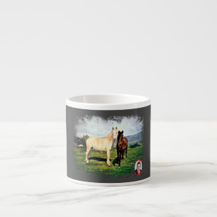 Horses Espresso Cup