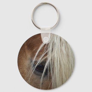 Horse's Eye Equine-lover's Keychain