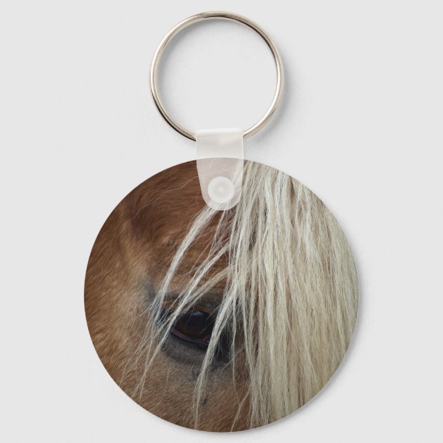 Horse's Eye Equine-lover's Keychain (Front)