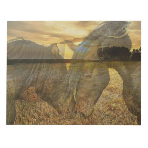 Horses Farm Field Notepad