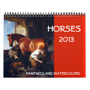 HORSES FINE ART COLLECTION  Paintings And Drawings Calendar