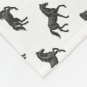 Horses Fleece Blanket