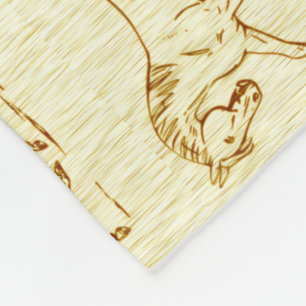 Horses Fleece Blanket