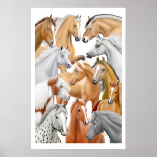 Horses Galore Print