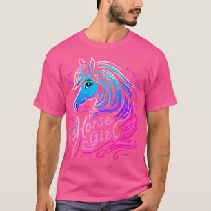 Horses Girl Birthday Love Horses Riding T-Shirt