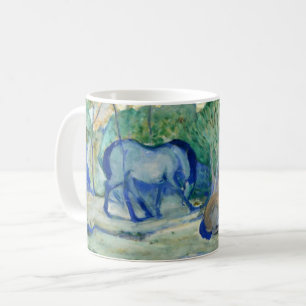 Horses Grazing by Franz Marc, Vintage Fine Art Coffee Mug