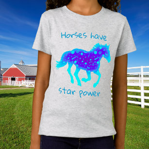 Horses Have Star Power   T-Shirt