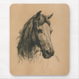 Horse's Head (by Heywood Hardy) Mouse Mat