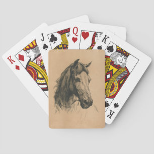 Horse's Head (by Heywood Hardy) Playing Cards