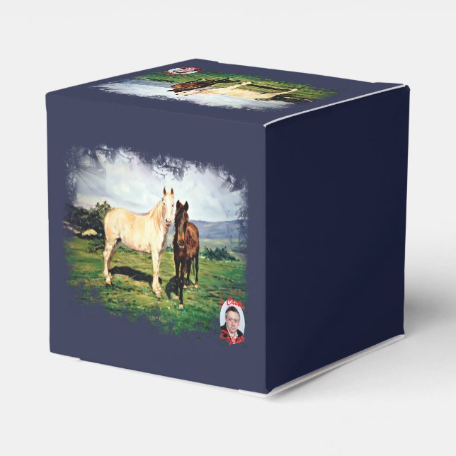 Horses/Horses/Horses Favour Box (Back Side)