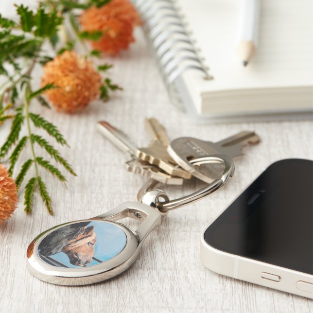 Horses/Horses/Horses Key Ring (Side)