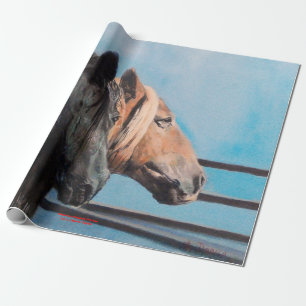 Horses/Horses/Horses Wrapping Paper
