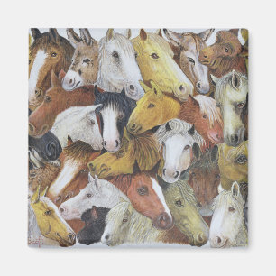 Horses Horses Magnet